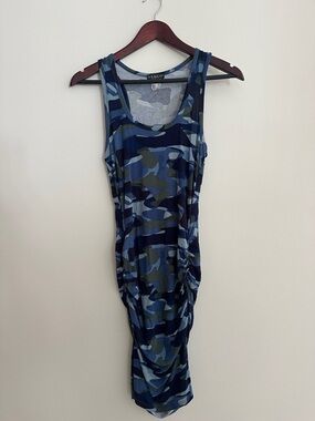Venus Ruched Camo BodyCon Dress